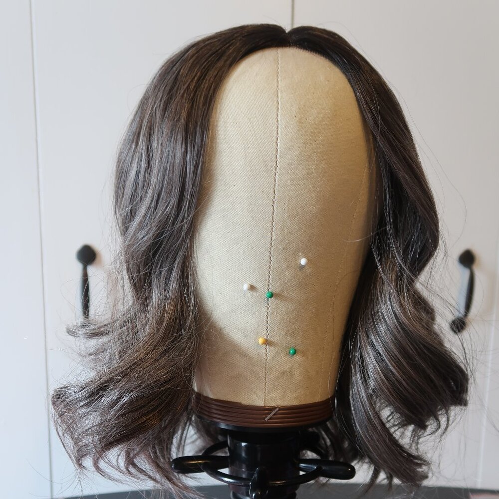 Chelsey Smith Crowns Leona Wig in Dark Grey